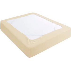 Cream colored box spring cover